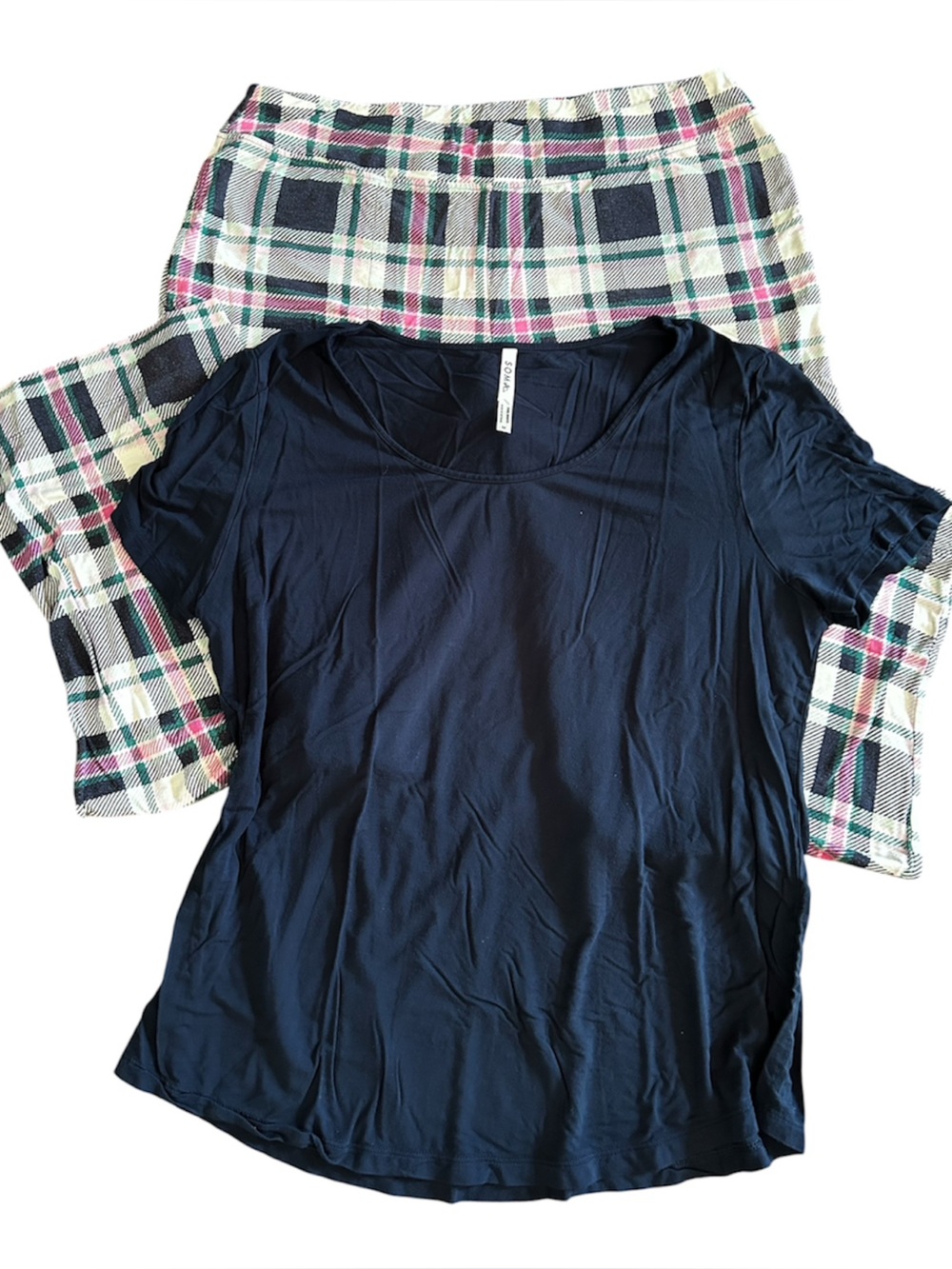Soma Cool Nights Short Sleeve Pajamas with Pockets! Size M